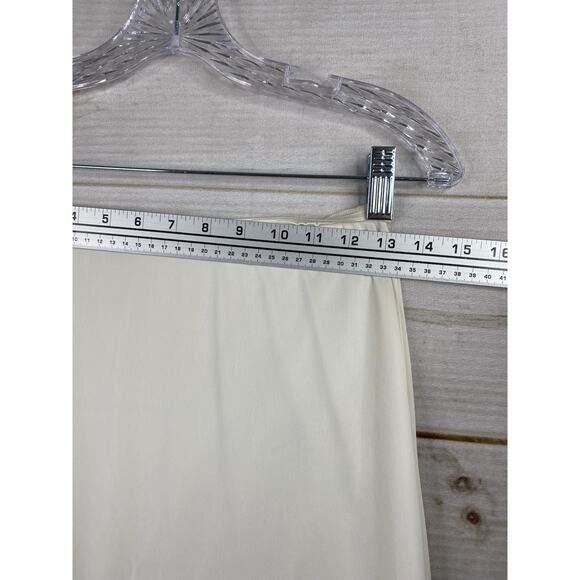 Vtg Lorraine Half Slip Sz S Ivory Feminine Cottage Embroidered Lace Trim Long - Picture 3 of 7